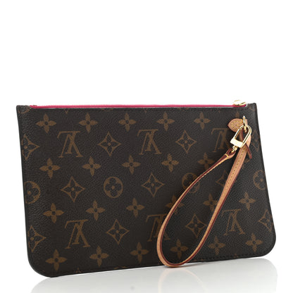 Louis Vuitton Monogram Neverfull MM GM Pochette Pivoine 3 of 7