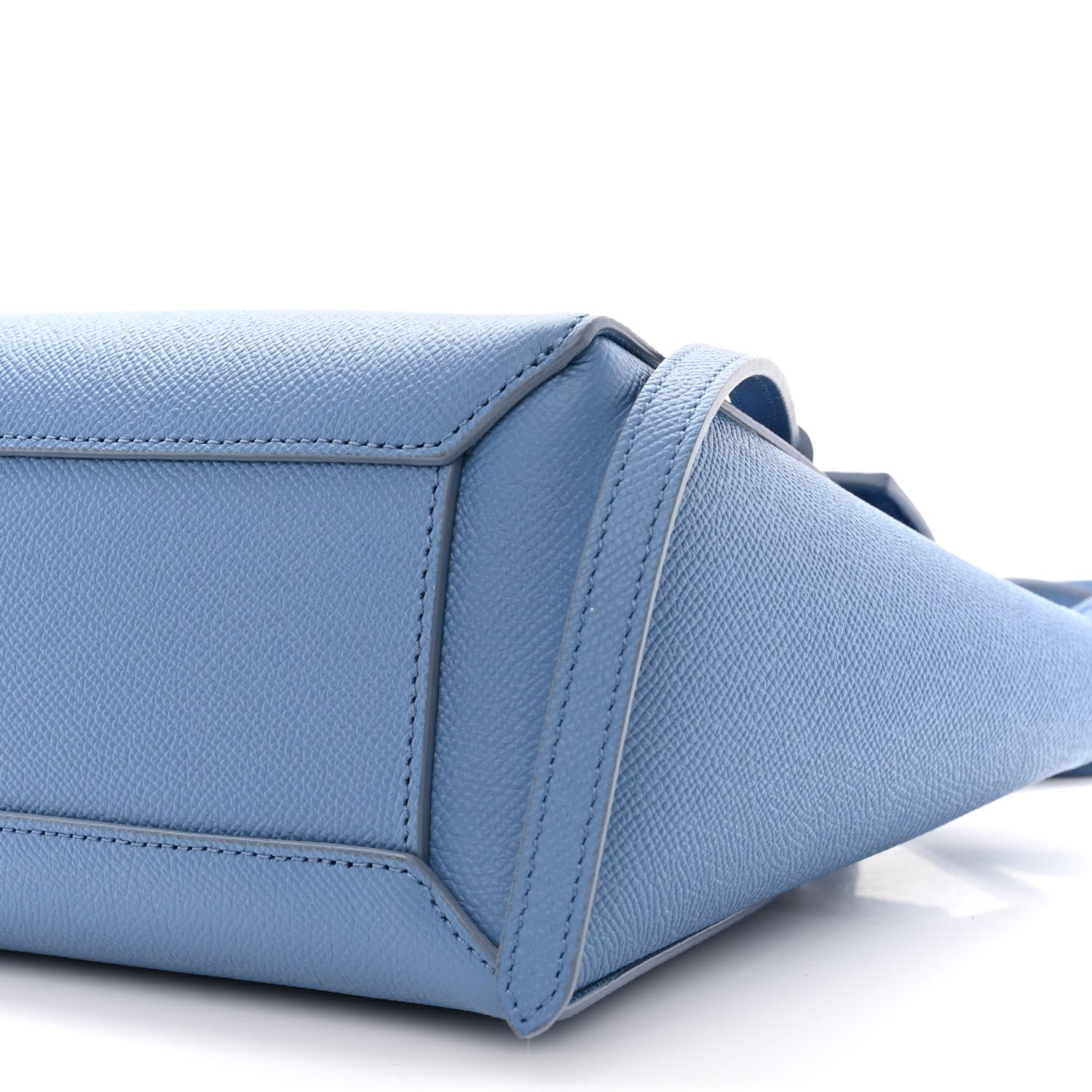Celine Grained Calfskin Nano Belt Bag Azure 10 of 10