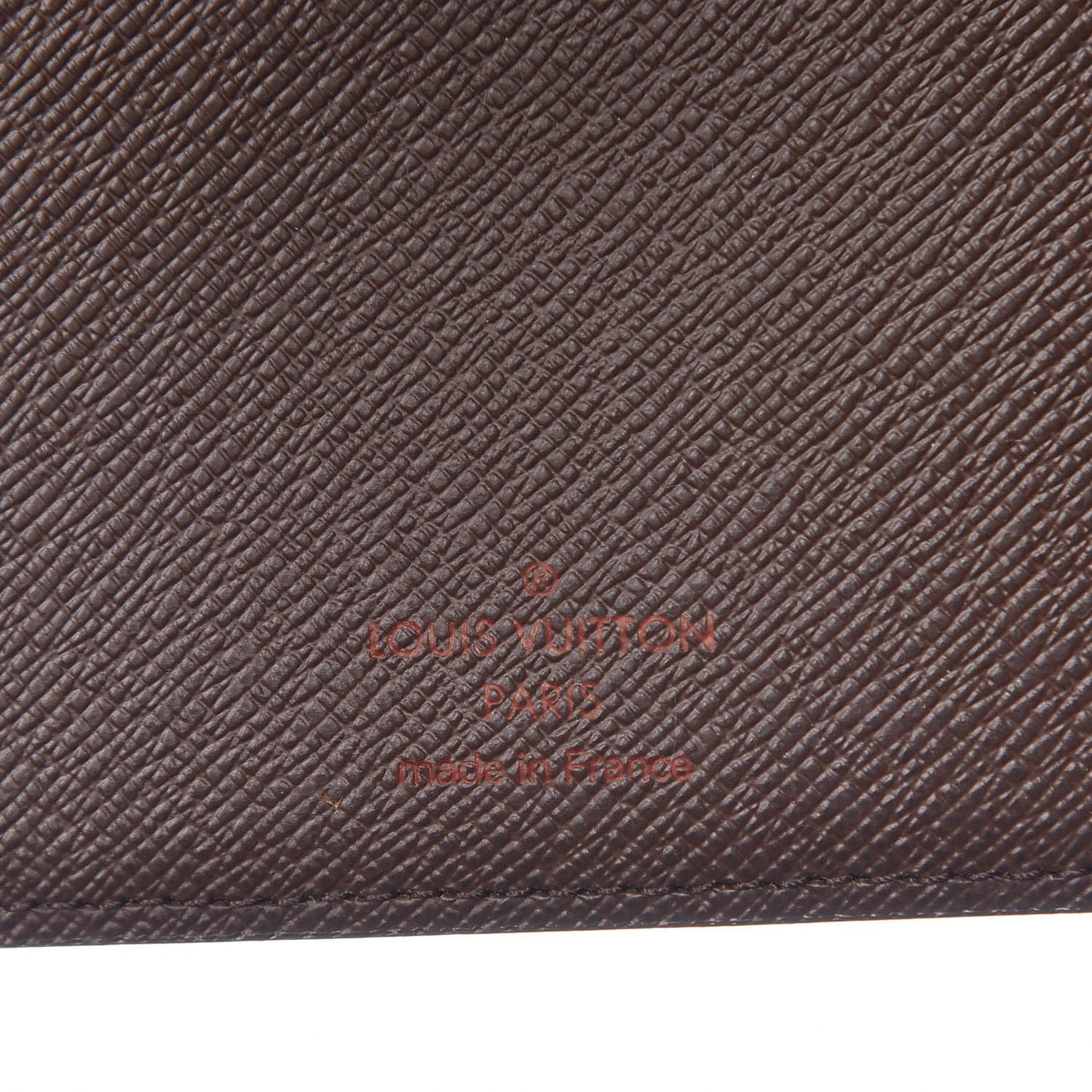 Damier Ebene Medium Ring Agenda Cover