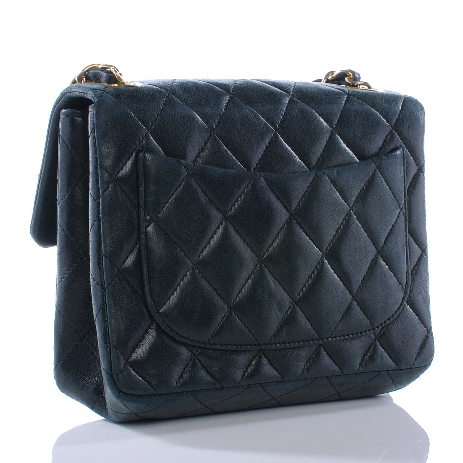 Chanel Lambskin Mini Flap Navy 3 of 8