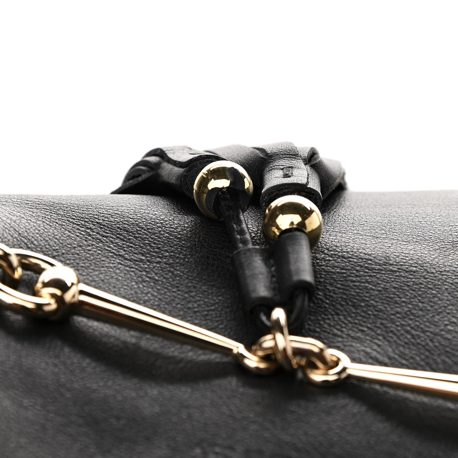 Gucci Calfskin Large Horsebit Tote Black 13 of 14