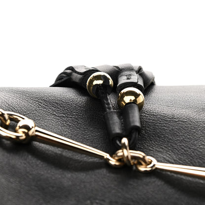 Gucci Calfskin Large Horsebit Tote Black 13 of 14