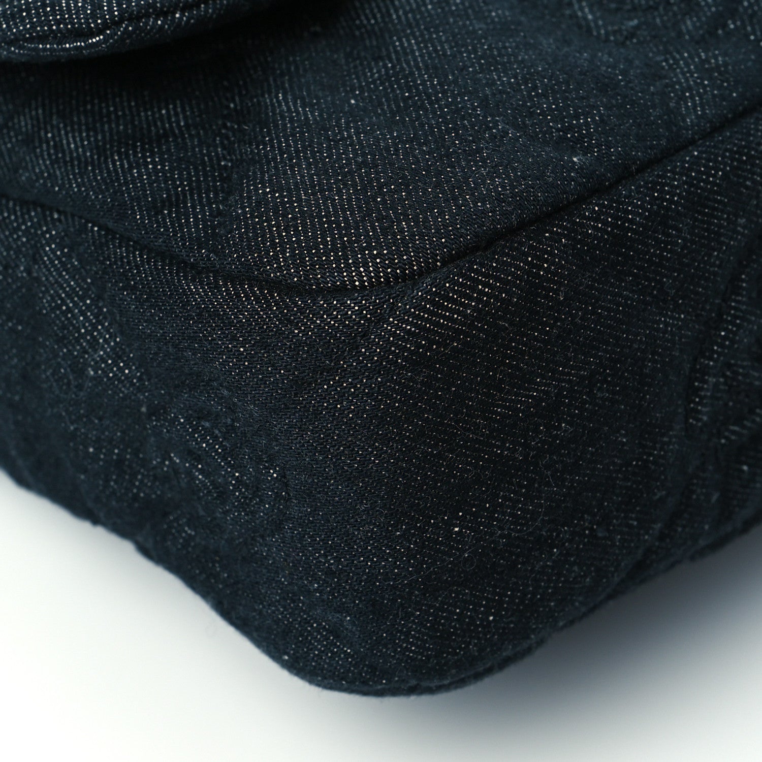Chanel Denim Quilted Medium CC Funky Town Flap Dark Blue 9 of 10