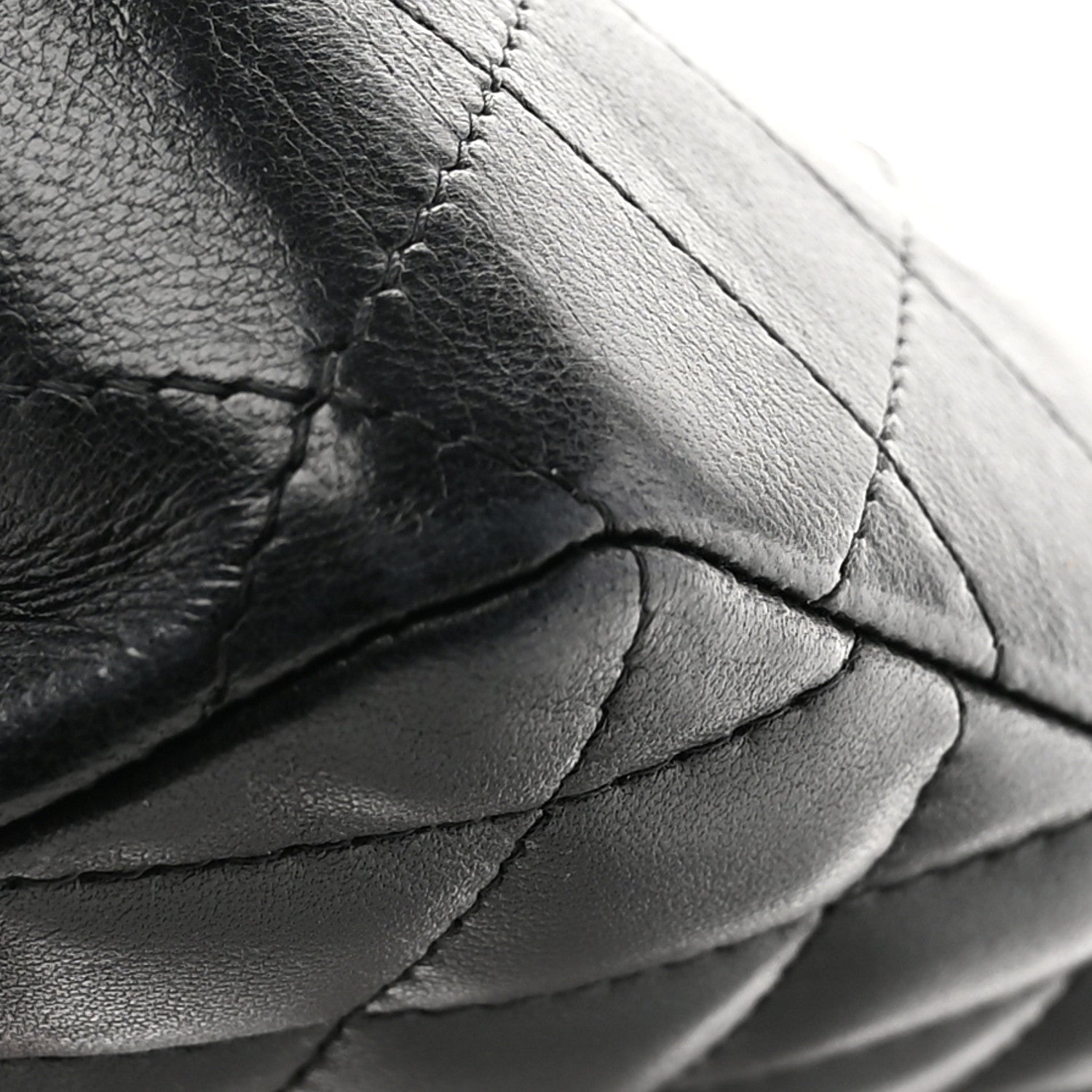 Chanel Lambskin Quilted East West Flap Black 12 of 13