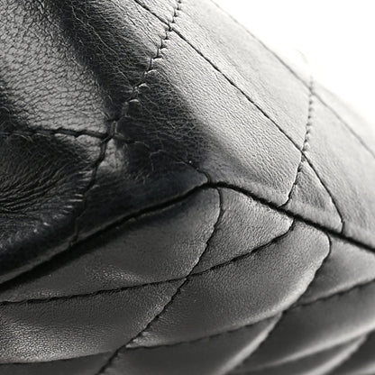 Chanel Lambskin Quilted East West Flap Black 12 of 13