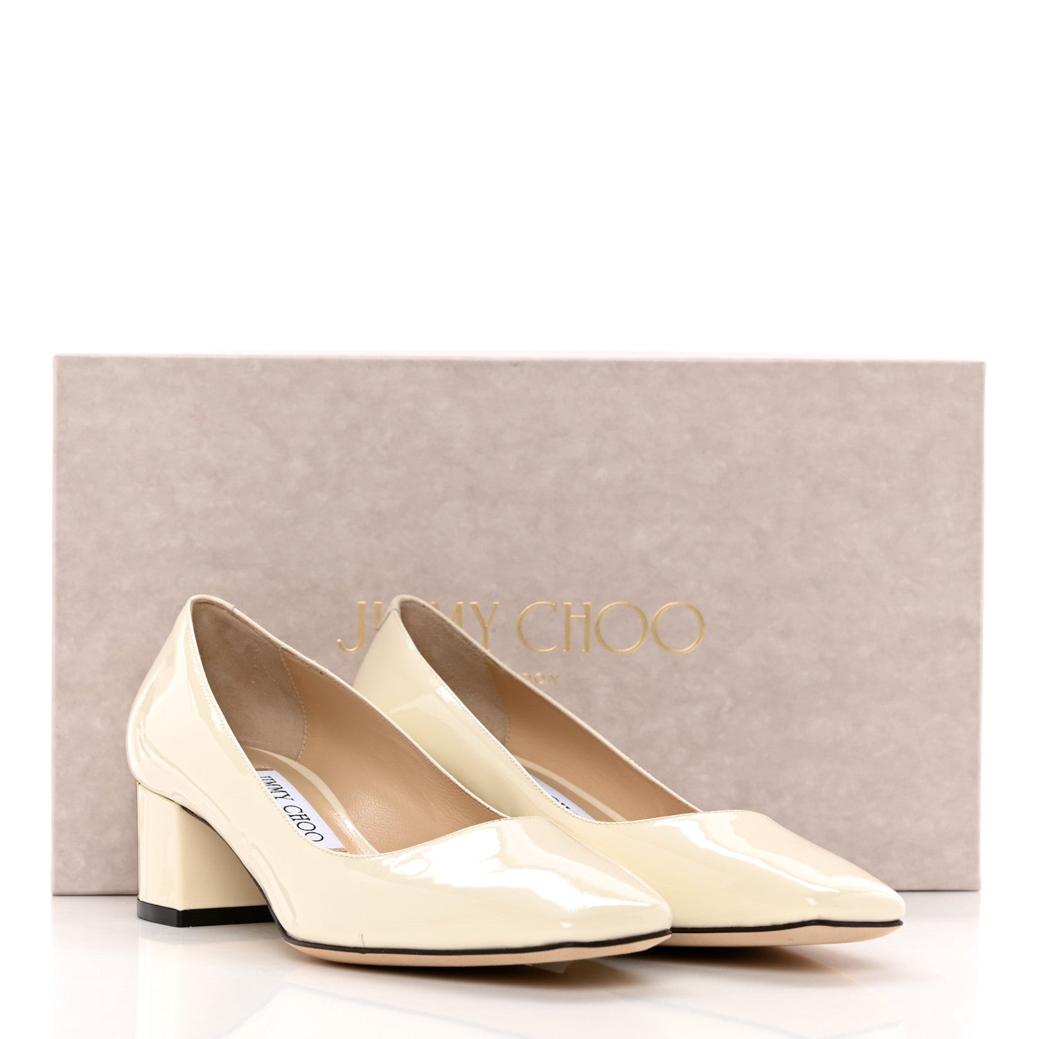 Jimmy Choo Patent Rydea 45 Pumps 36 White 14 of 14