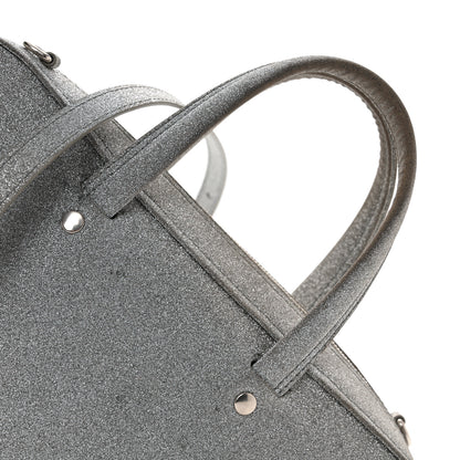 Balenciaga Glitter XS Triangle Duffle Argent Black 7 of 9