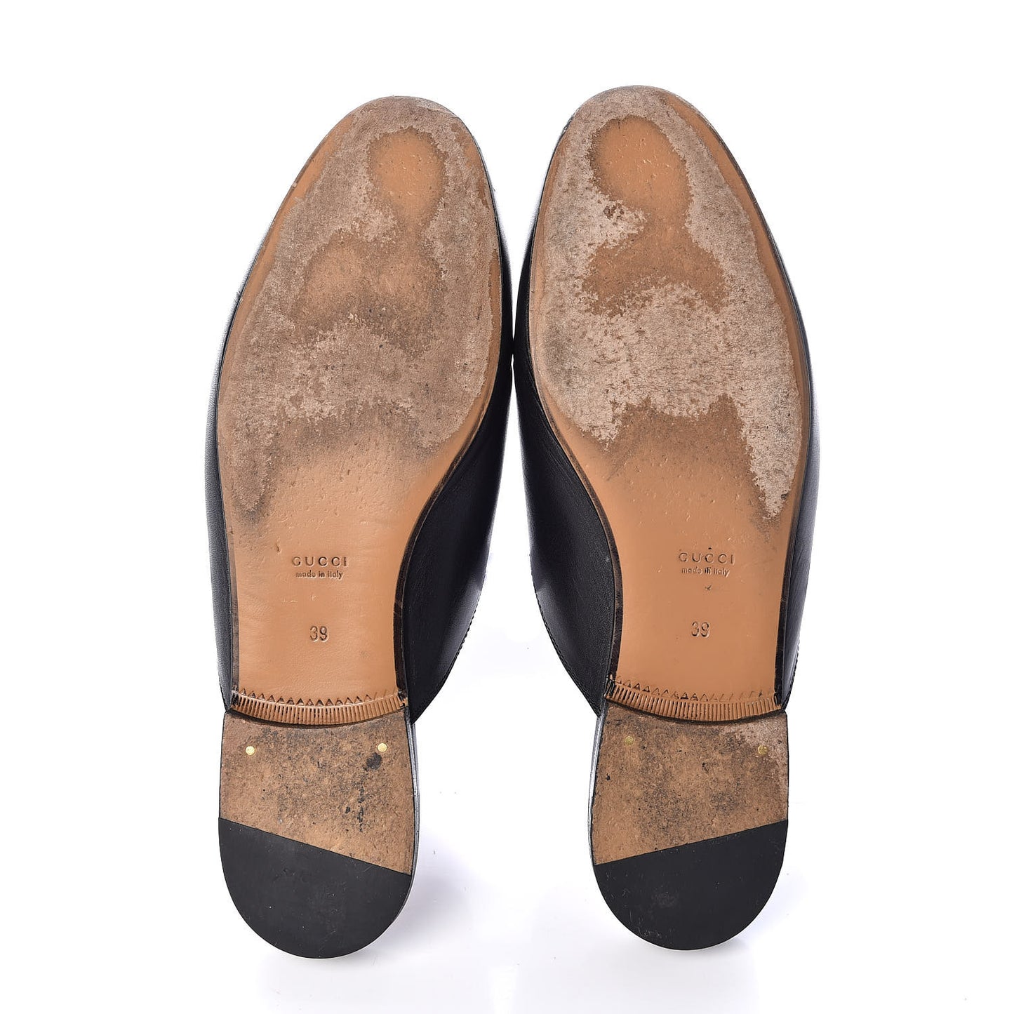 Calfskin Womens Princetown Slippers 39 Black