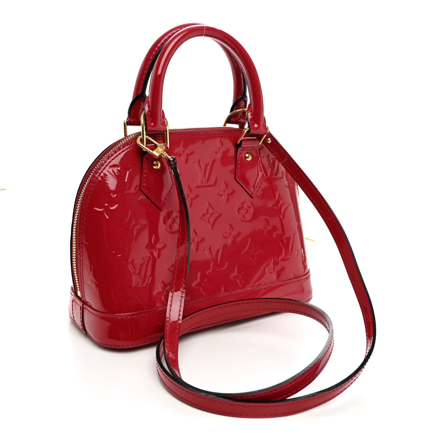 Louis Vuitton Vernis Alma BB Rose Indien 2 of 9