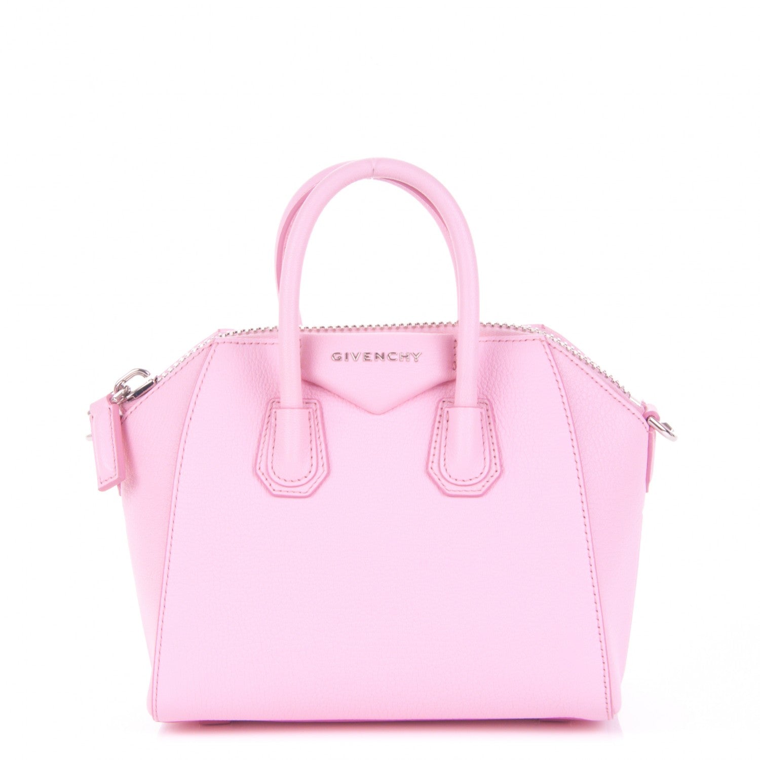 Givenchy Sugar Goatskin Mini Antigona Bright Pink 1 of 7