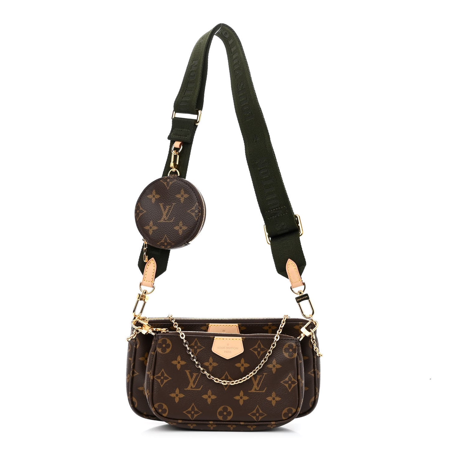 Monogram Multi Pochette Accessories Kaki