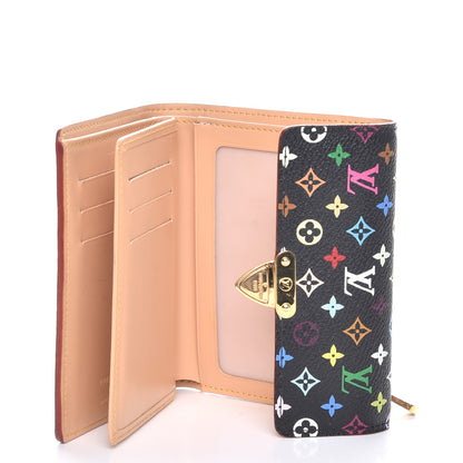 Louis Vuitton Monogram Multicolor Koala Wallet Black 5 of 9