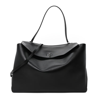 Balenciaga Smooth Calfskin Rodeo XL Top Handle Handbag Black 1 of 9