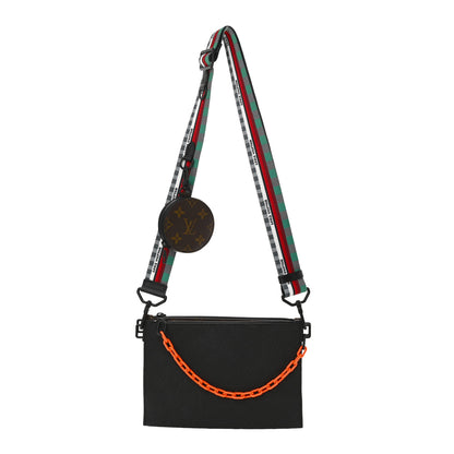 Louis Vuitton Taurillon Monogram Trio Messenger Black Multicolor 1 of 11