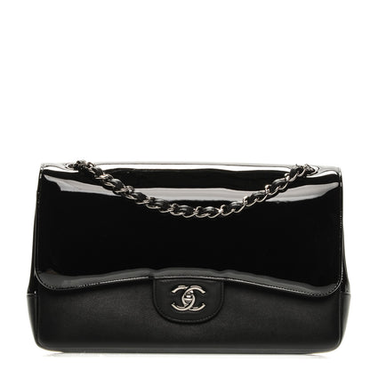 Chanel Patent Calfskin Jumbo Classic Pure Double Flap Black 1 of 7
