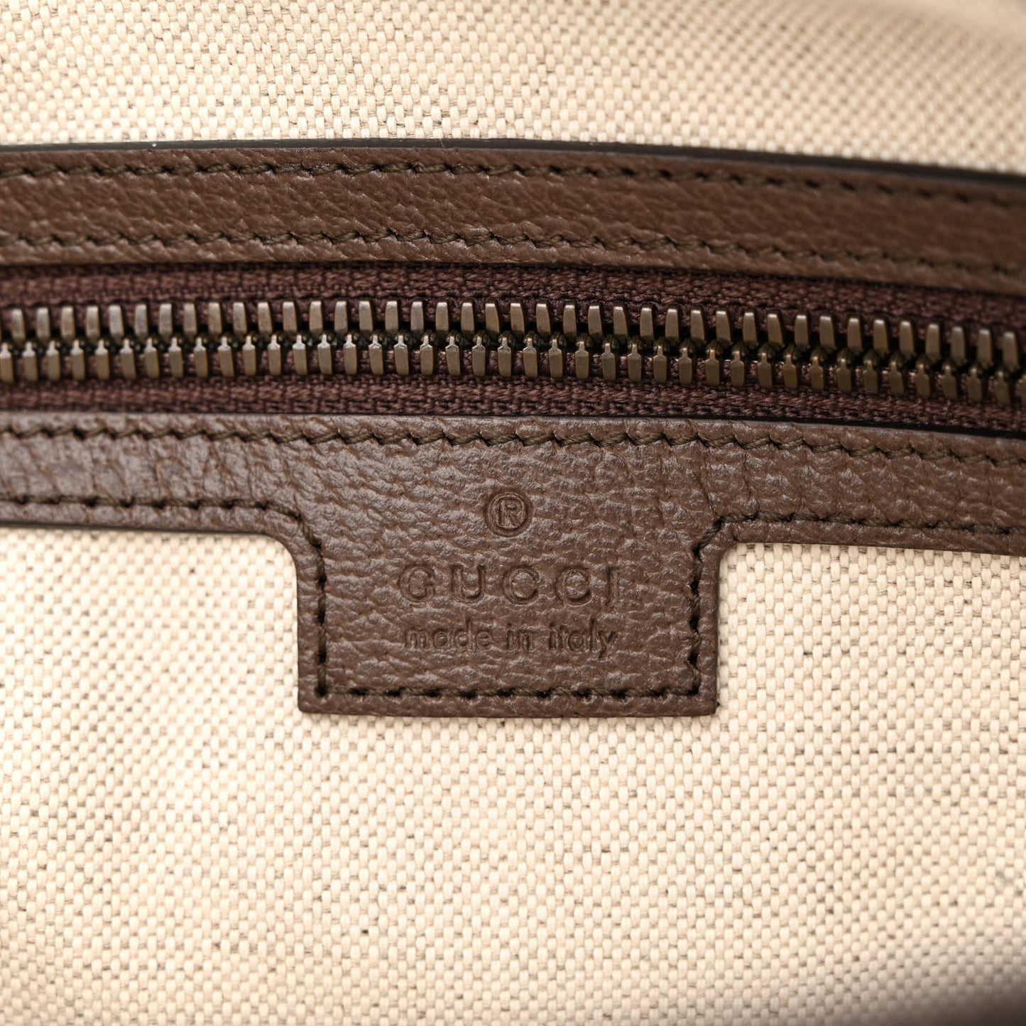 GG Supreme Monogram Web Small Ophidia Messenger Bag Brown