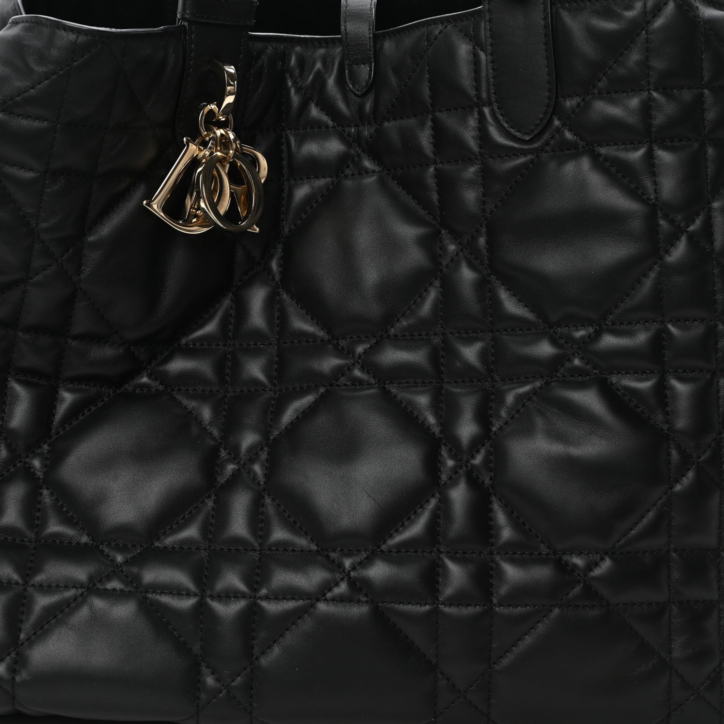 Calfskin Macrocannage Large Toujours Black