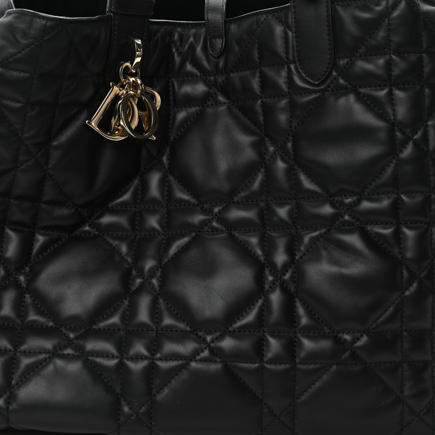 Christian Dior Calfskin Macrocannage Large Toujours Black 8 of 10