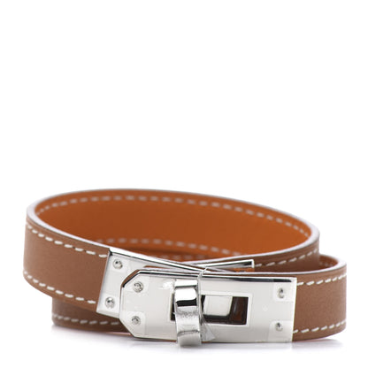 Hermes Swift Kelly Double Tour Bracelet T1 Gold 1 of 6