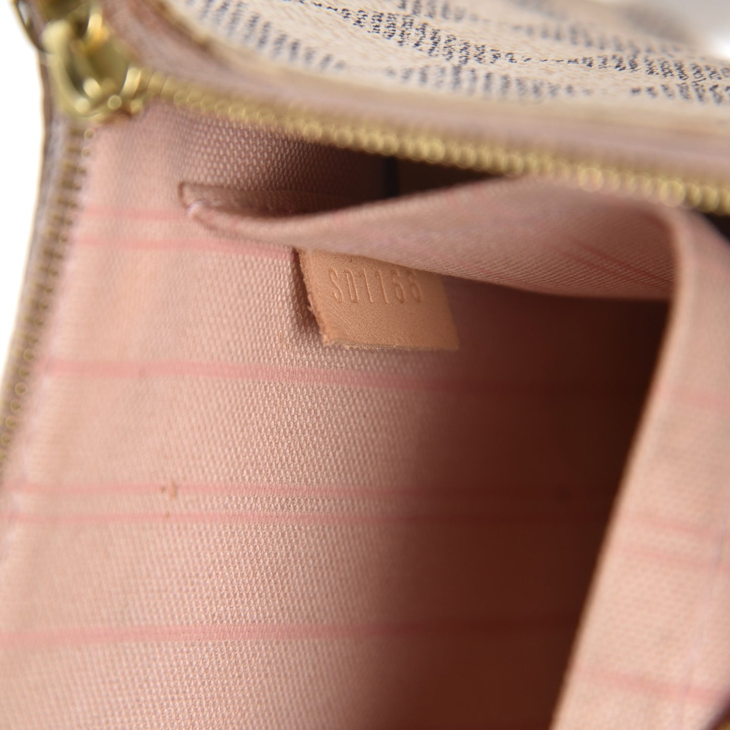 Damier Azur Neverfull MM GM Pochette Rose Ballerine