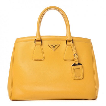 Prada Saffiano Lux Parabole Tote Mimosa 1 of 19