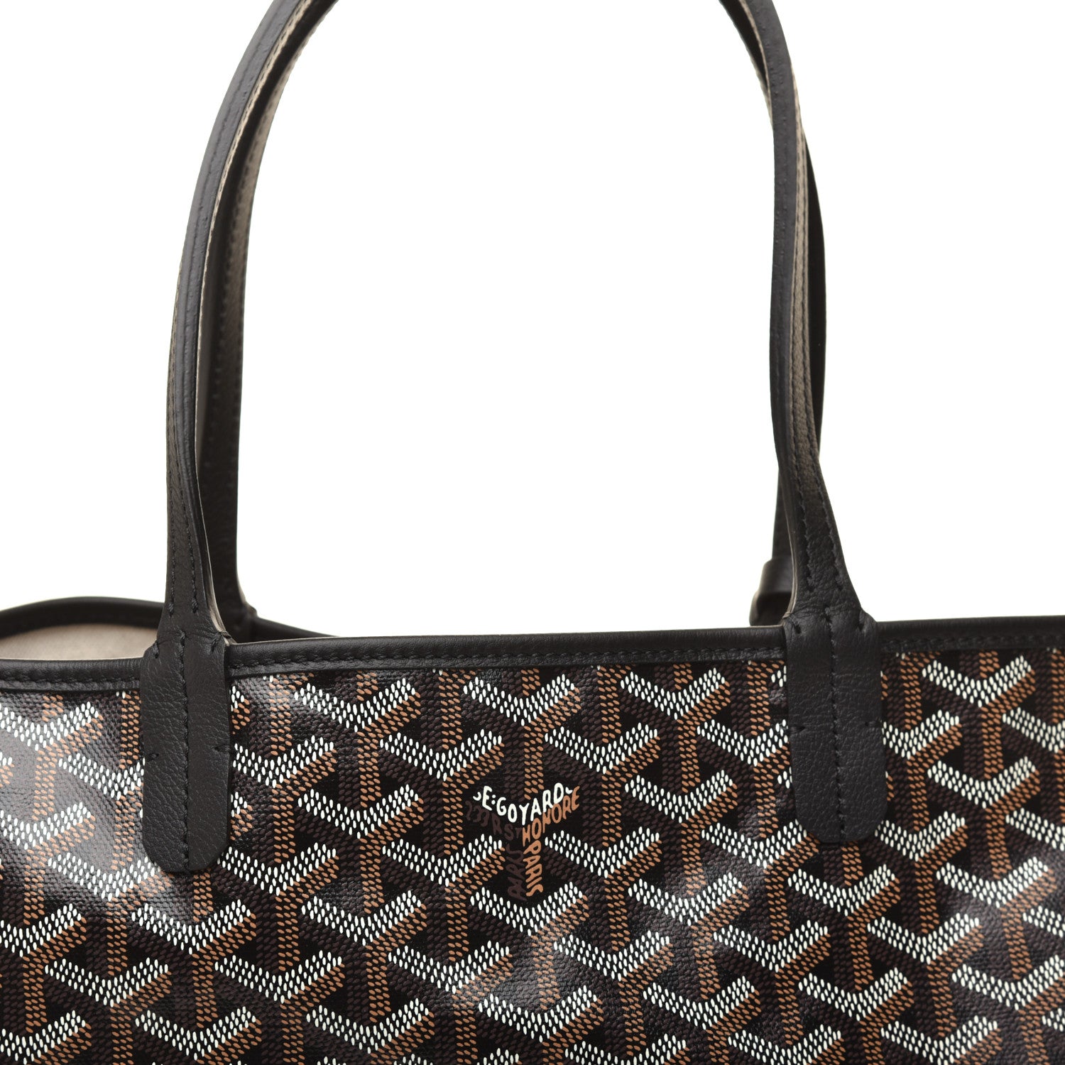 Goyard Goyardine Saint Louis PM Black 6 of 8