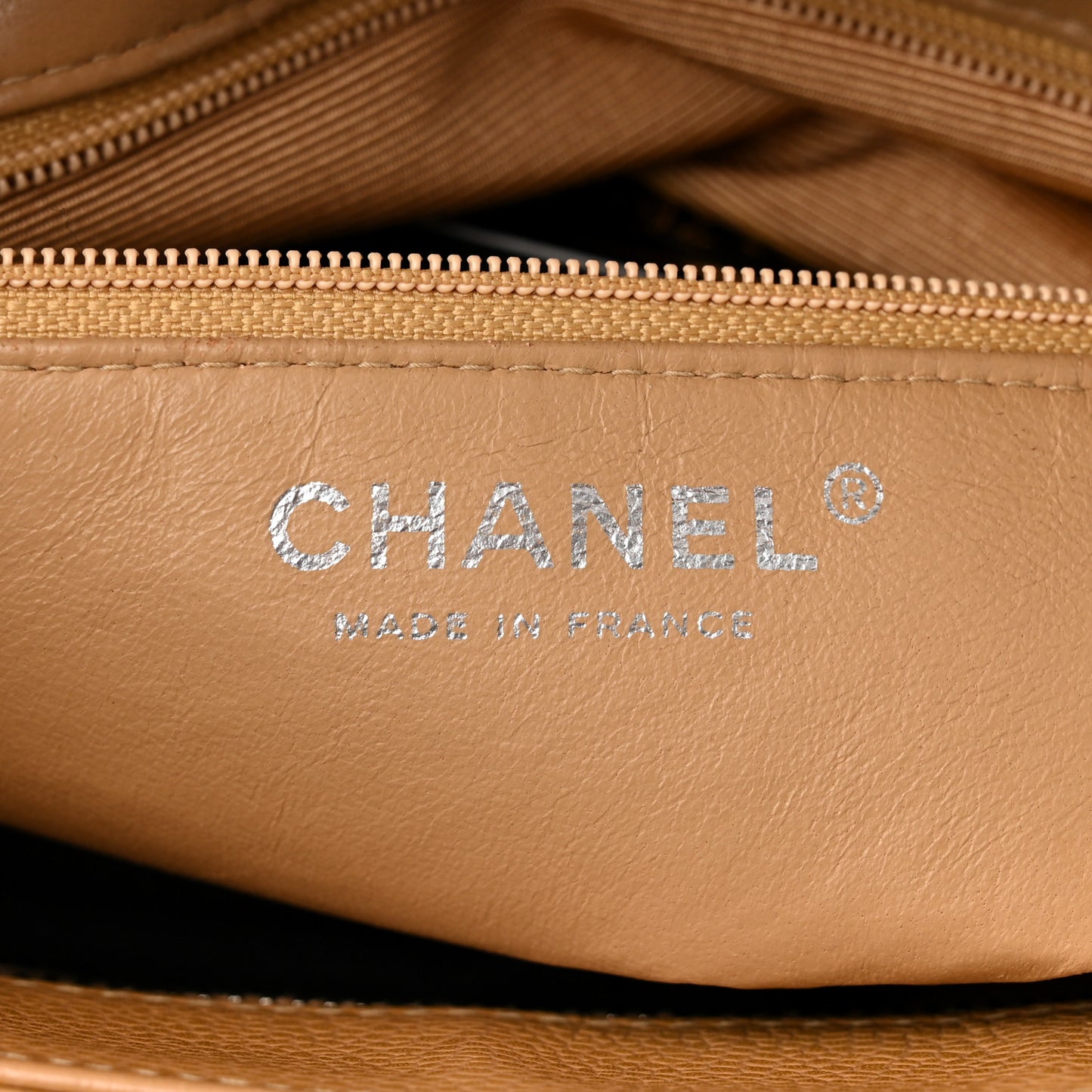 Caviar Quilted Medallion Tote Beige