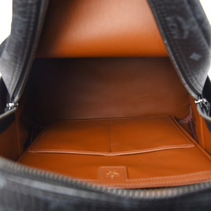 MCM Visetos Medium Stark Backpack Black 4 of 9