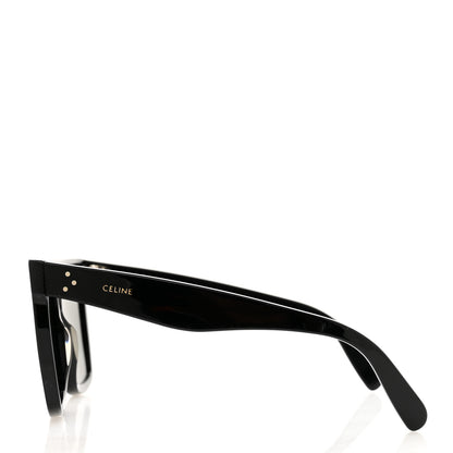 Celine Acetate Polarized Oversized Sunglasses CL4055IN Black 3 of 7