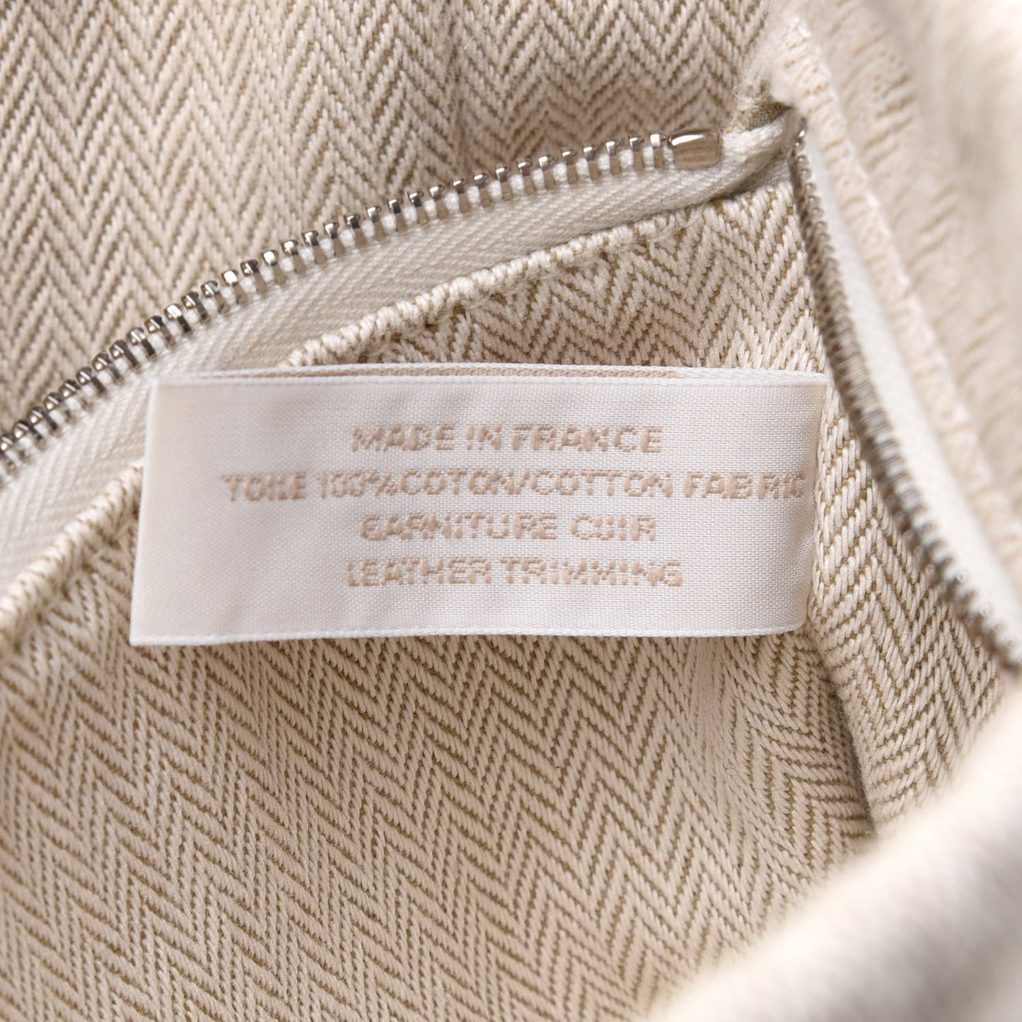 Canvas Barenia Fourbi 25 MM Pouch Naturel Fauve