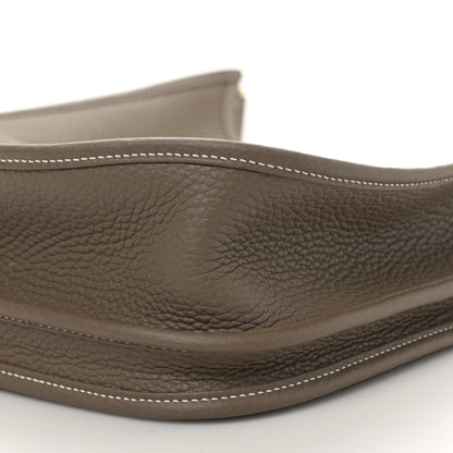 Hermes Taurillon Clemence Evelyne III PM Etoupe 8 of 8