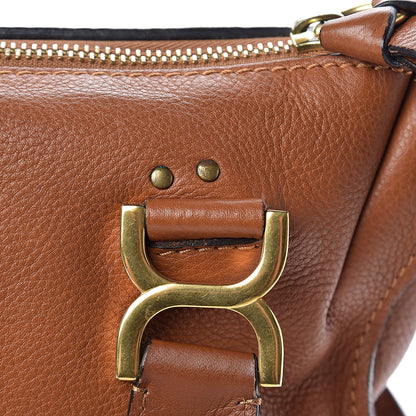 Chloe Calfskin Medium Marcie Satchel Tan 15 of 18