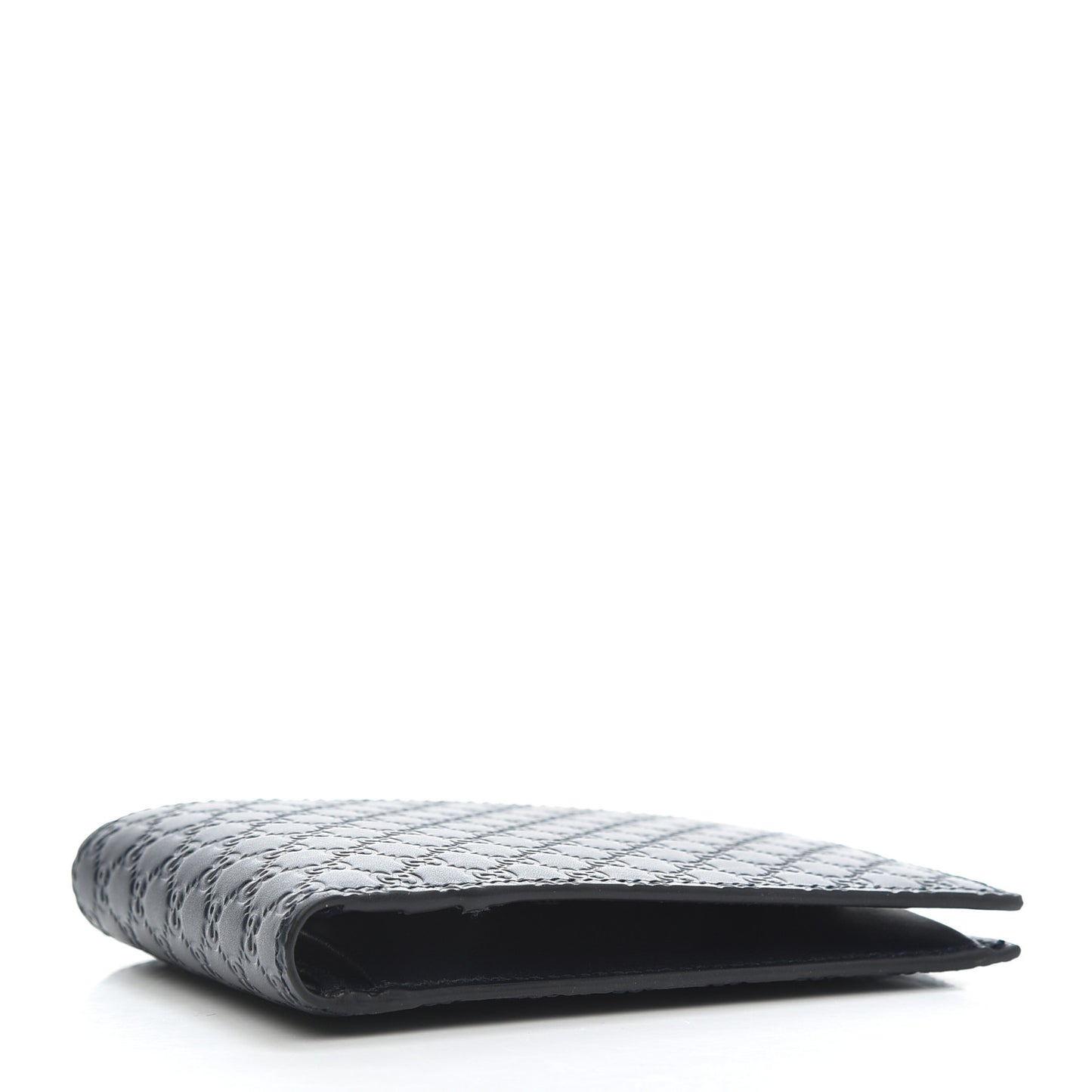 Microguccissima Bi-Fold Wallet Navy Blue