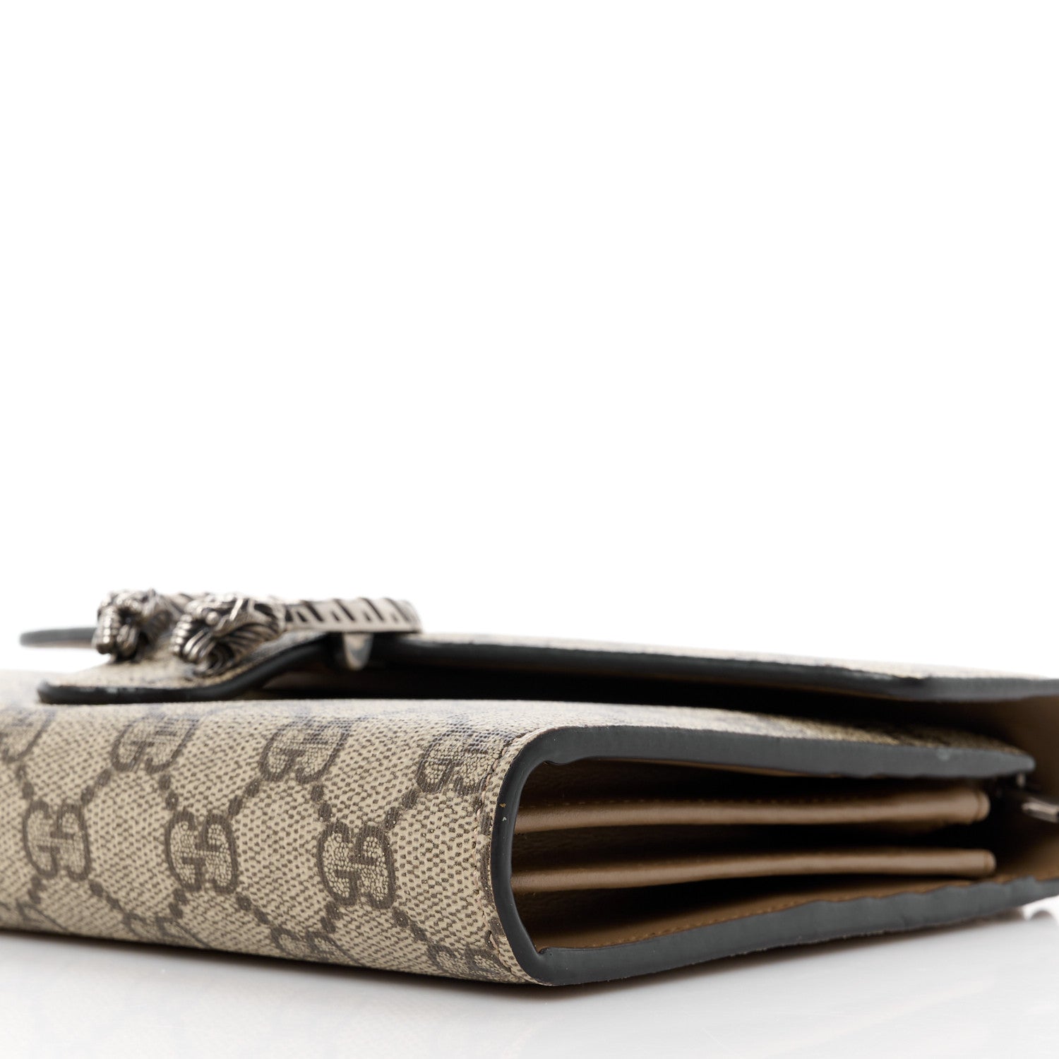 Gucci GG Supreme Monogram Mini Dionysus Chain Wallet Beige Taupe 10 of 14