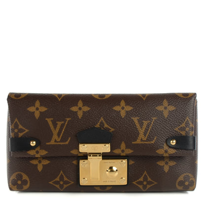 Louis Vuitton Monogram Triangle Wallet Black 1 of 8