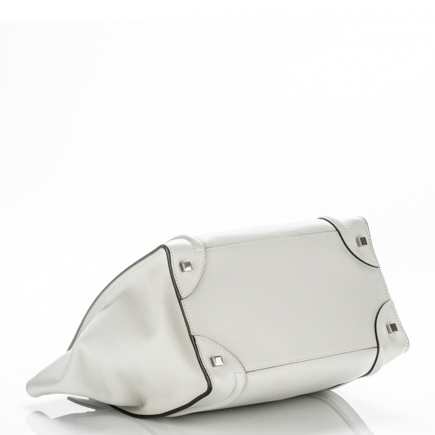 Drummed Calfskin Mini Luggage Lune