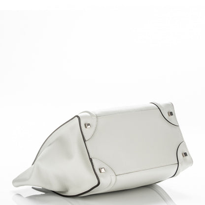 Celine Drummed Calfskin Mini Luggage Lune 4 of 7