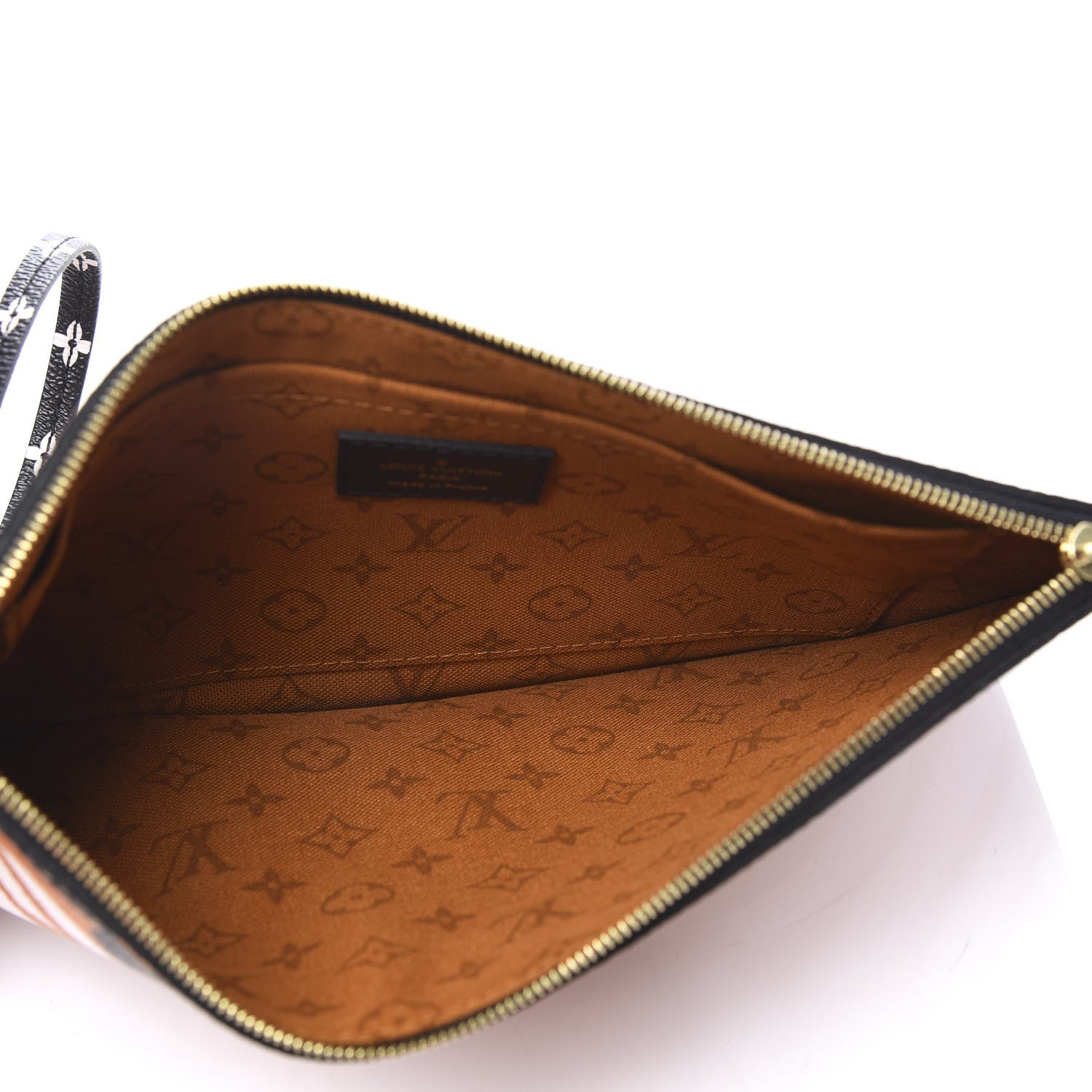 Louis Vuitton Monogram Giant Crafty Neverfull MM GM Pochette Creme Caramel 4 of 5