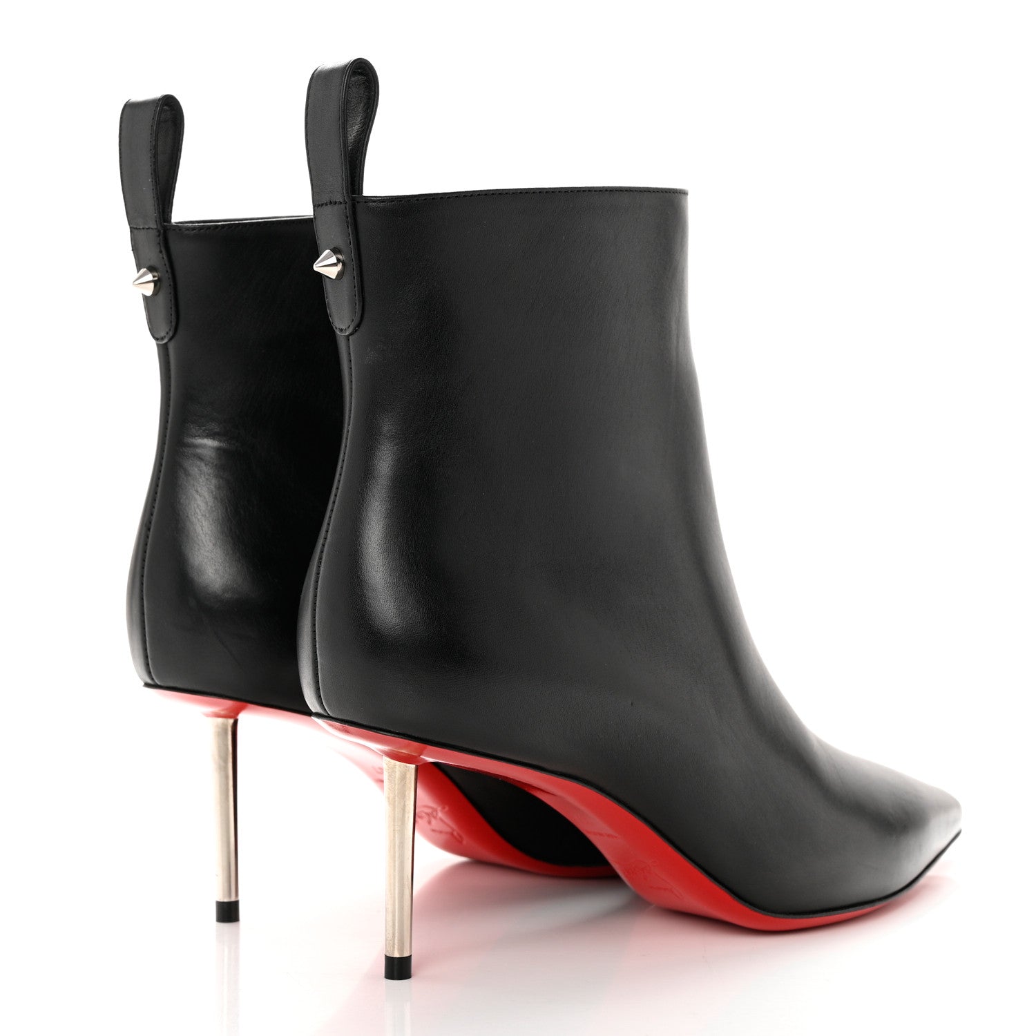 Christian Louboutin Calfskin Galvafiori Epic Ankle Boots 37 Black 4 of 16