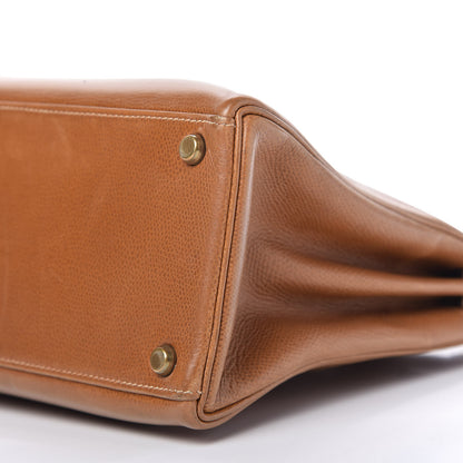 Hermes Courchevel Kelly Retourne 28 Gold 7 of 19