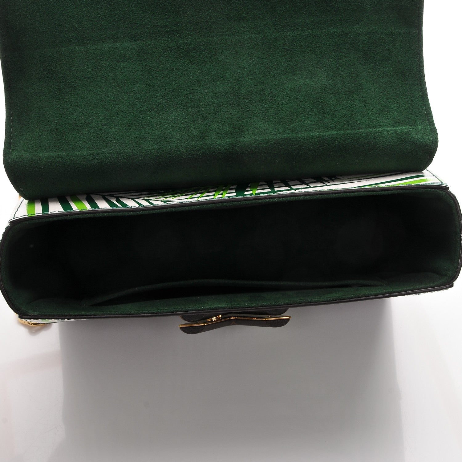 Louis Vuitton Monogram Palm Twist Shoulder Bag MM Vert White 5 of 7