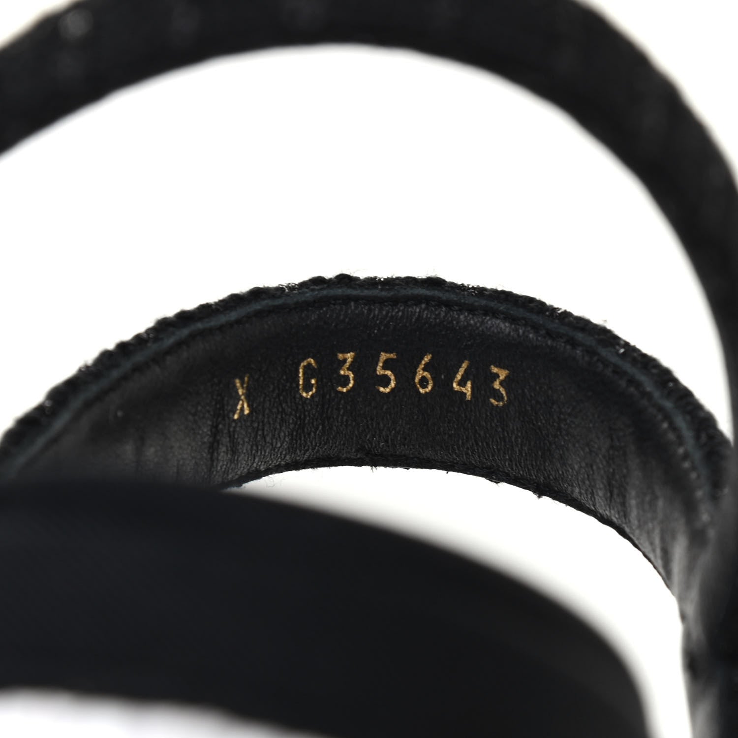 Chanel Tweed Chain Platform Sandals 38.5 Black 8 of 8