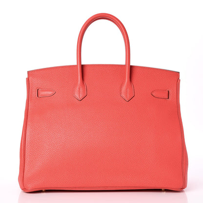 Hermes Togo Birkin 35 Rose Jaipur 4 of 36