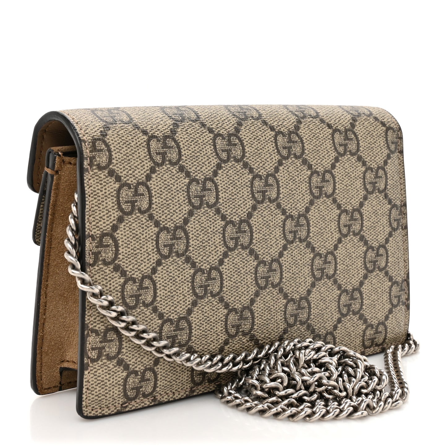 GG Supreme Monogram Super Mini Dionysus Shoulder Bag Taupe