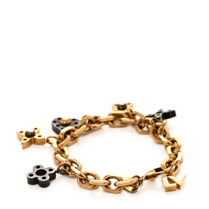 Louis Vuitton Monogram Hide and Seek Bracelet Gold 3 of 8