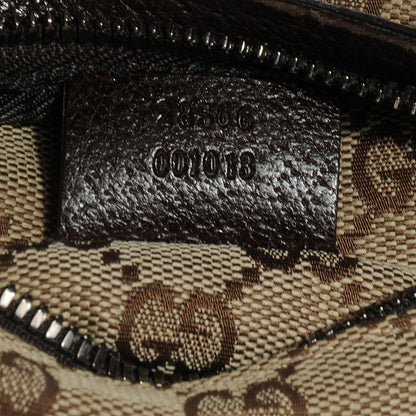Gucci GG Monogram Web Double Pocket Belt Bag Dark Brown 7 of 7