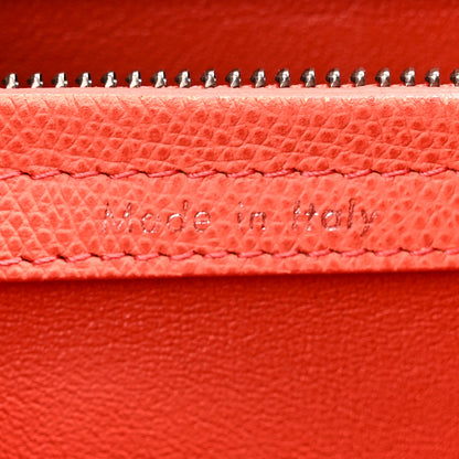 Celine Grained Calfskin Medium Phantom Luggage Coral 6 of 9