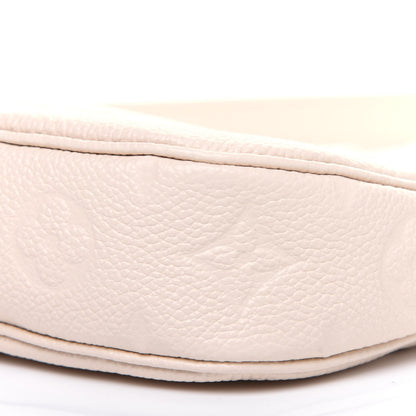 Louis Vuitton Empreinte Monogram Giant Multi Pochette Accessories Large Pochette Cream 8 of 9