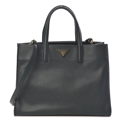 Prada Saffiano Soft Tote Smeraldo 1 of 9