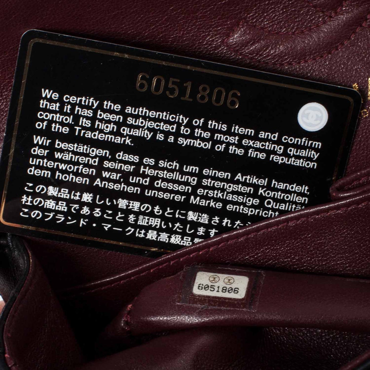 Lambskin Small Double Flap Black